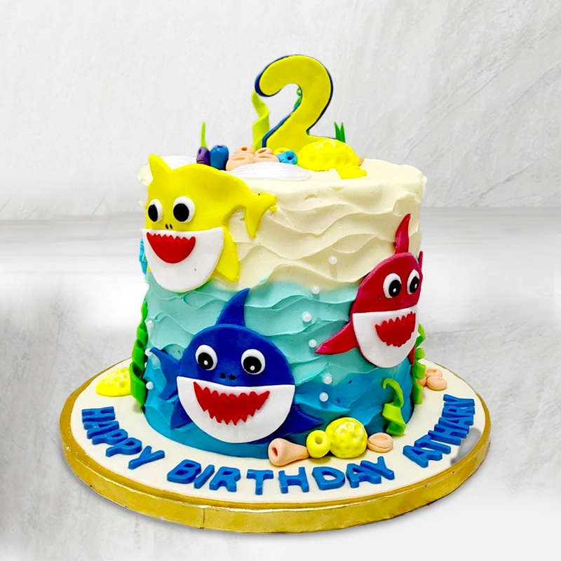 Baby Shark Cakes in Qatar Online