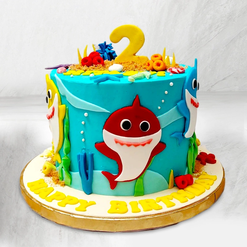 Baby Shark Cakes in Qatar Online