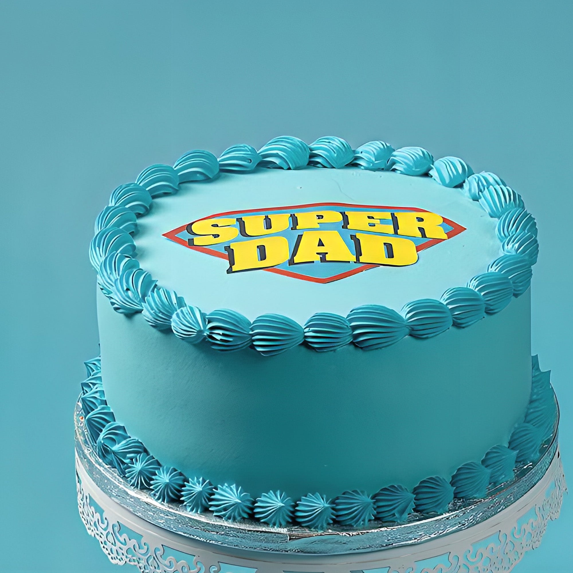 Super Dad Tribute Cake