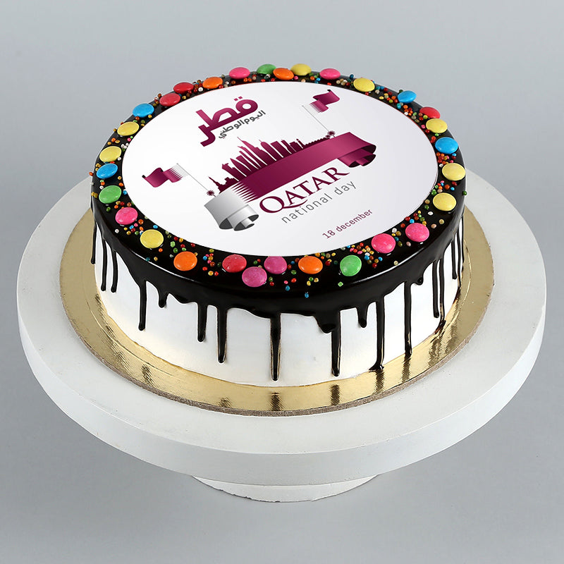 Qatar National-Day Theme Special Cake