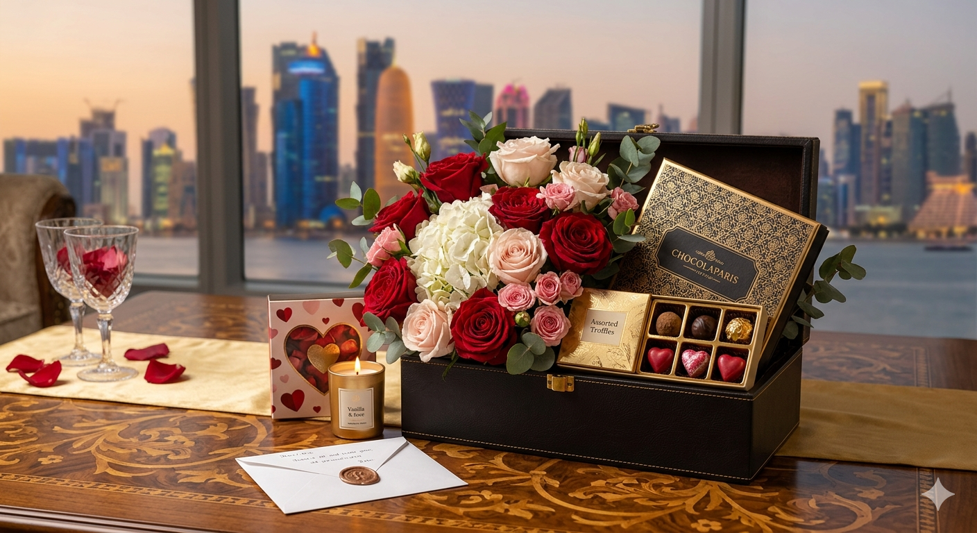 Top Flower and Chocolate Gift Hampers in Qatar for Romantic Surprises