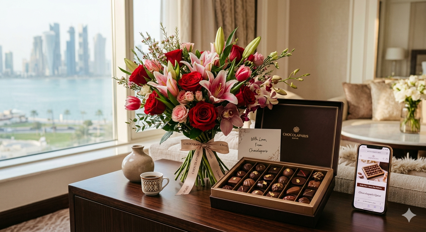 Why Choose Chocolaparis for Premium Chocolates and Flowers Delivery in Qatar