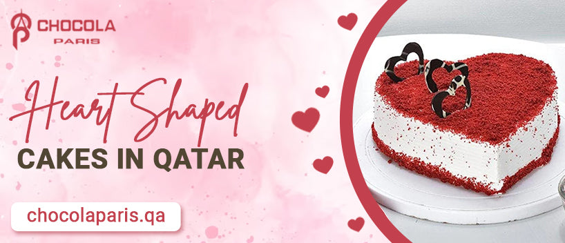 heart shaped cakes in Qatar