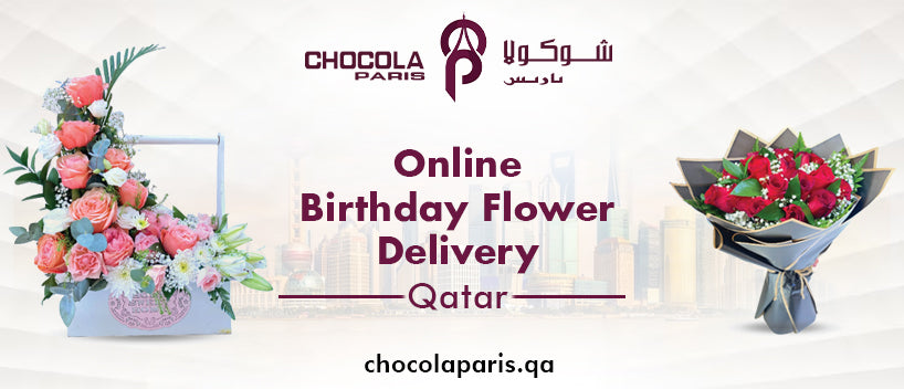 online birthday flower delivery in Qatar