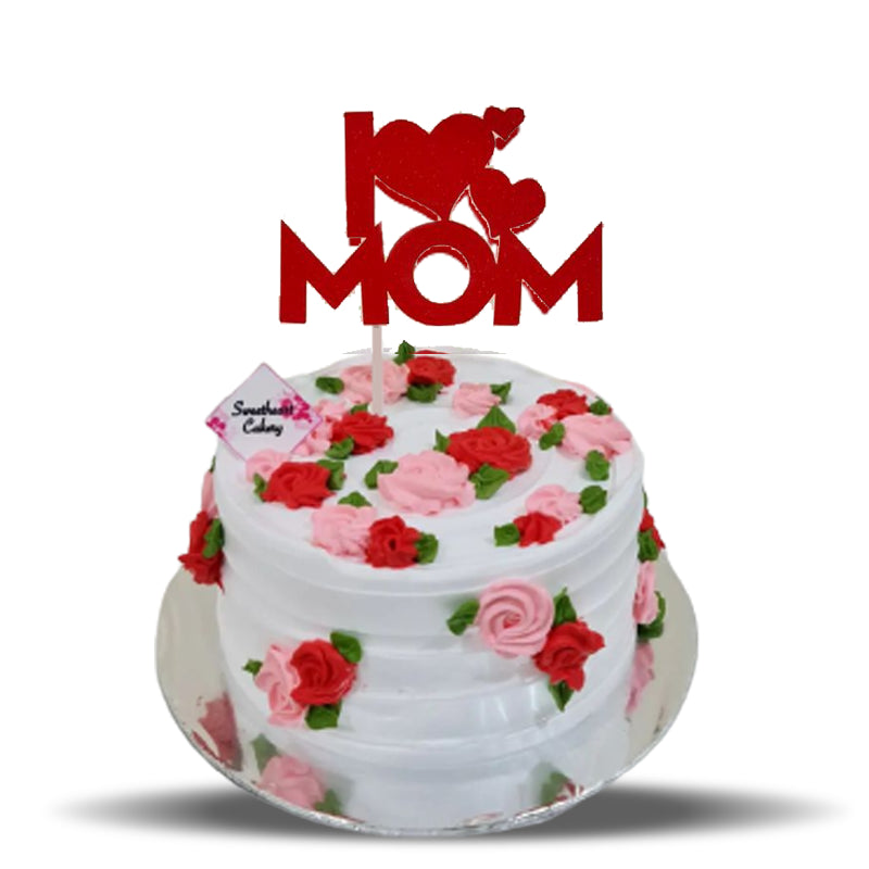 Flower Theme Mother's Day Cake in Qatar