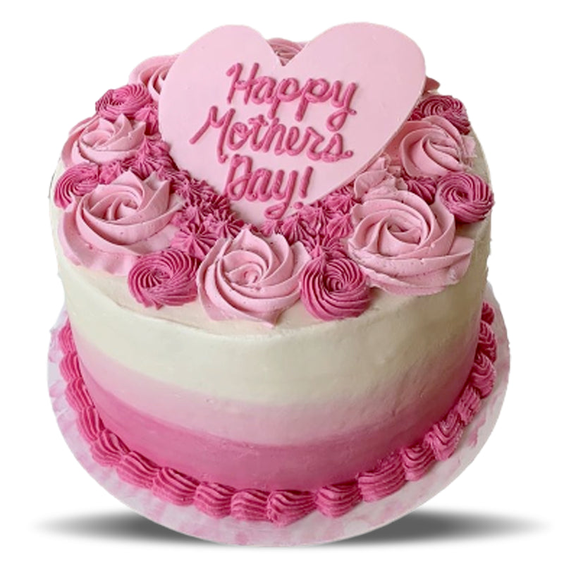 Pink Mother's day cake in qatar