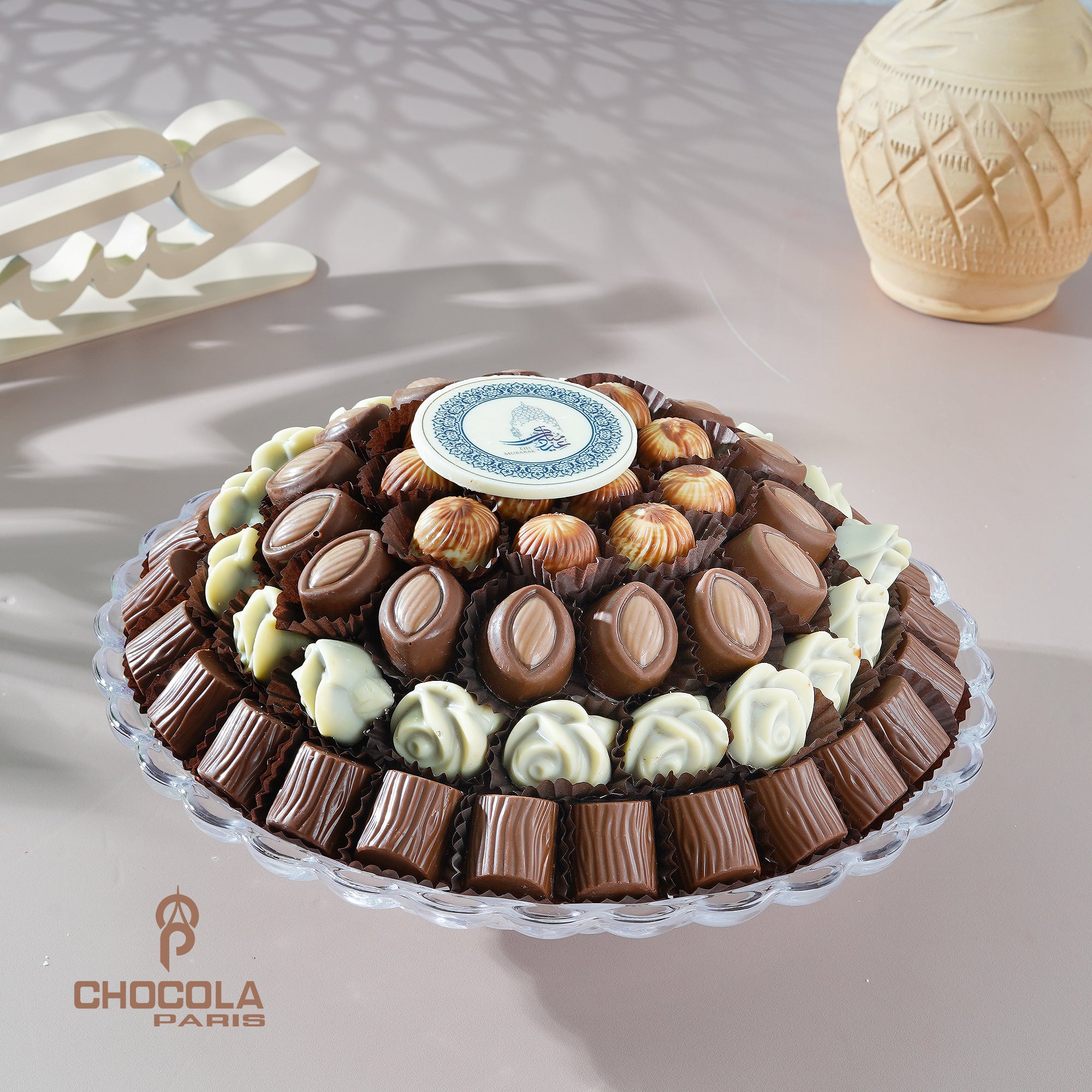Eid special premium belgium chocolate tray 36