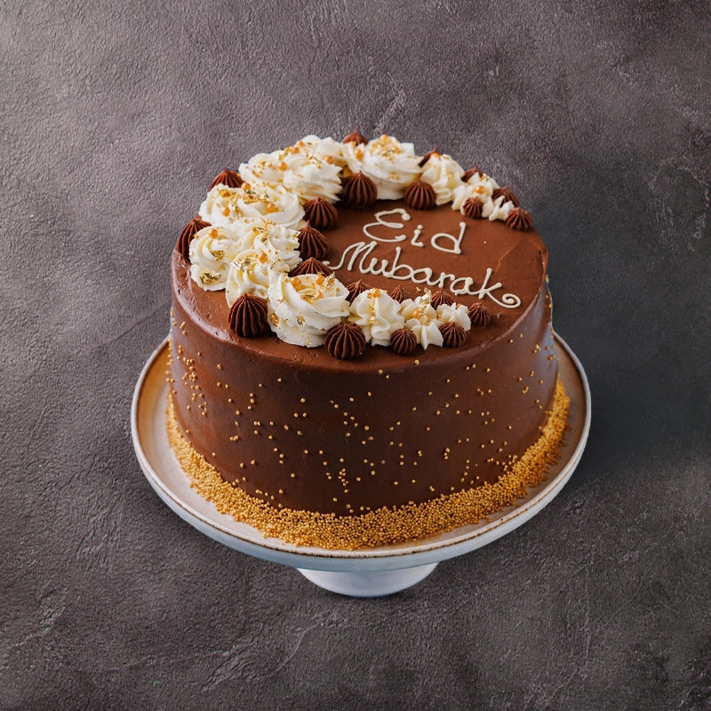 Glittery Chocolate Eid Special Cake in Qatar