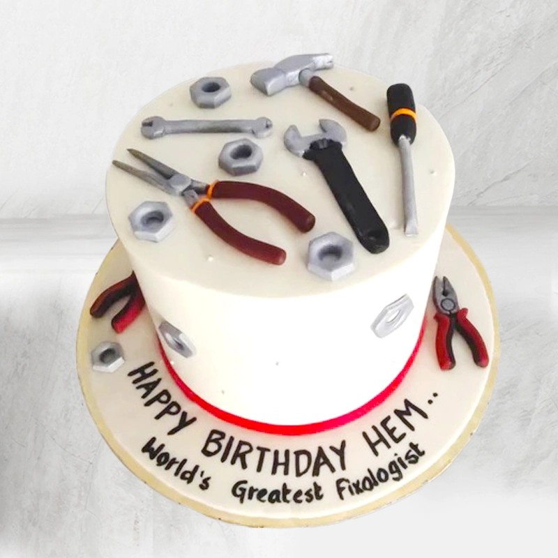 Mechanical Tools Theme Cake – Chocola Paris