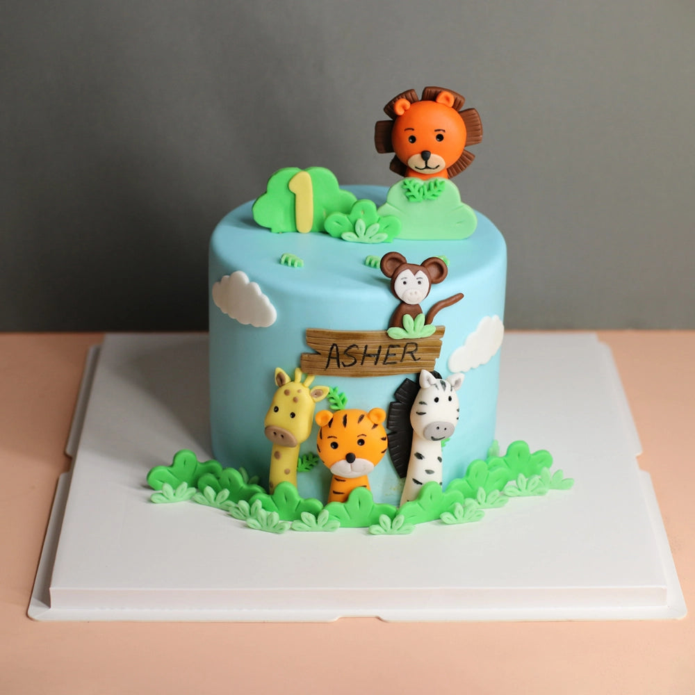 Tropical Jungle Adventure Cake