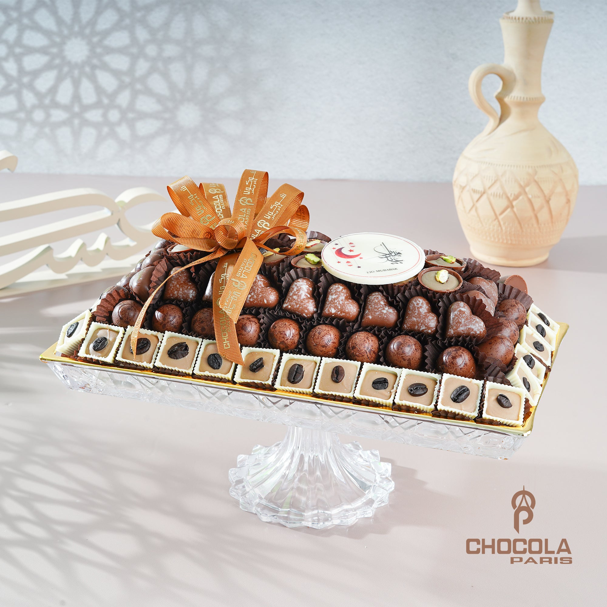 Eid special  premium belgium chocolate  tray 38