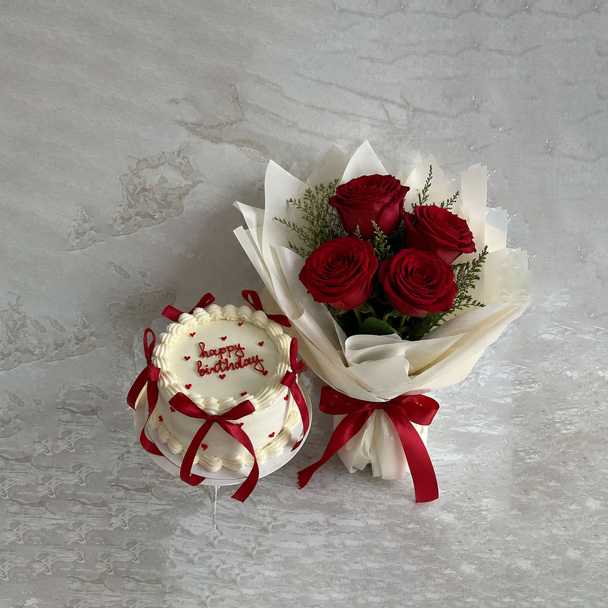 Roses & Wishes Gift Combo