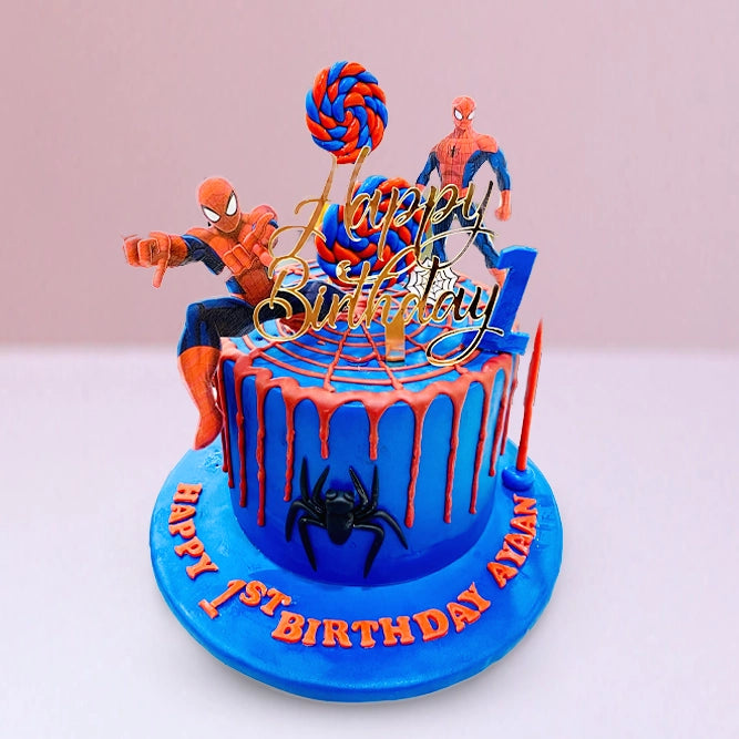 Amazing SpiderMan Theme Cake in Qatar