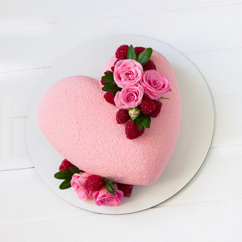 Heart Shaped Mousse Cake