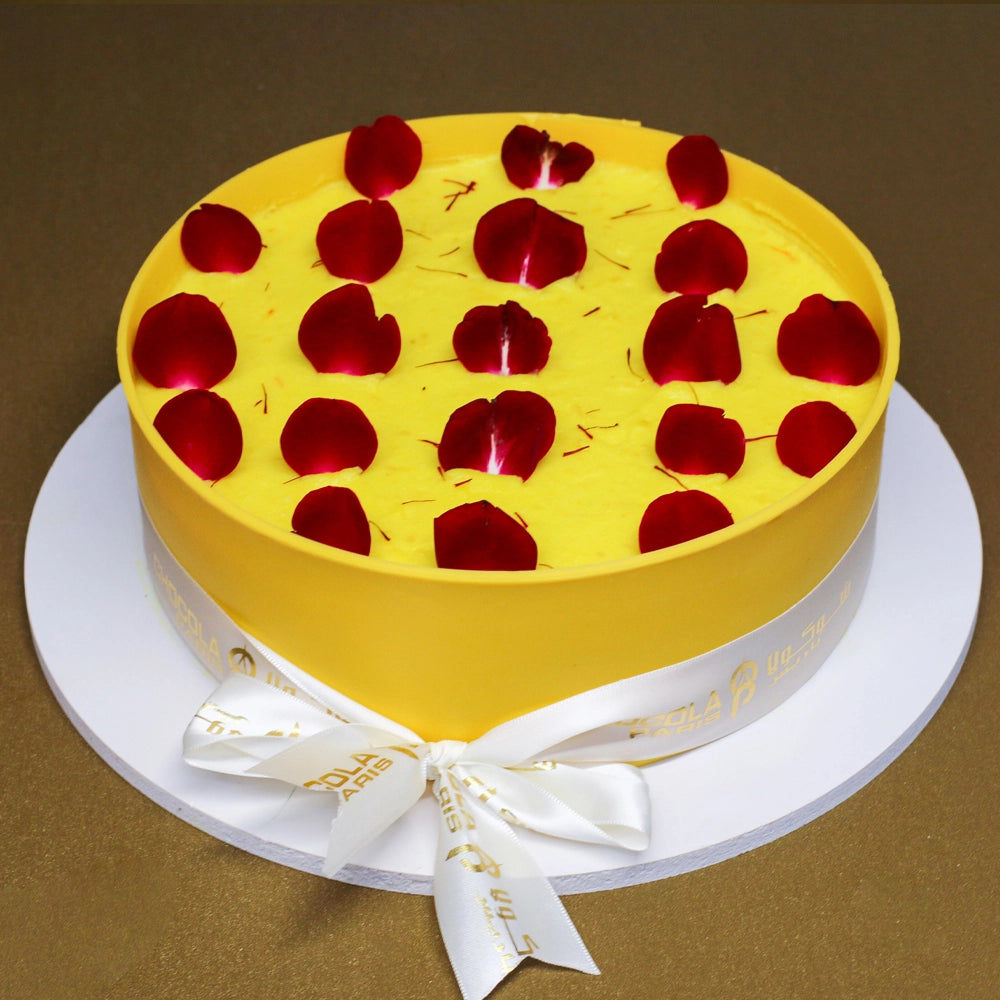 Saffron Splendor Cake