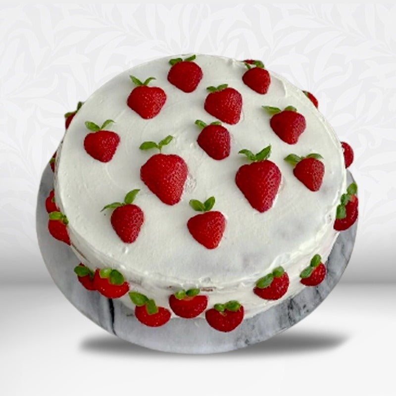 Pleasant strawberry cake in Qatar