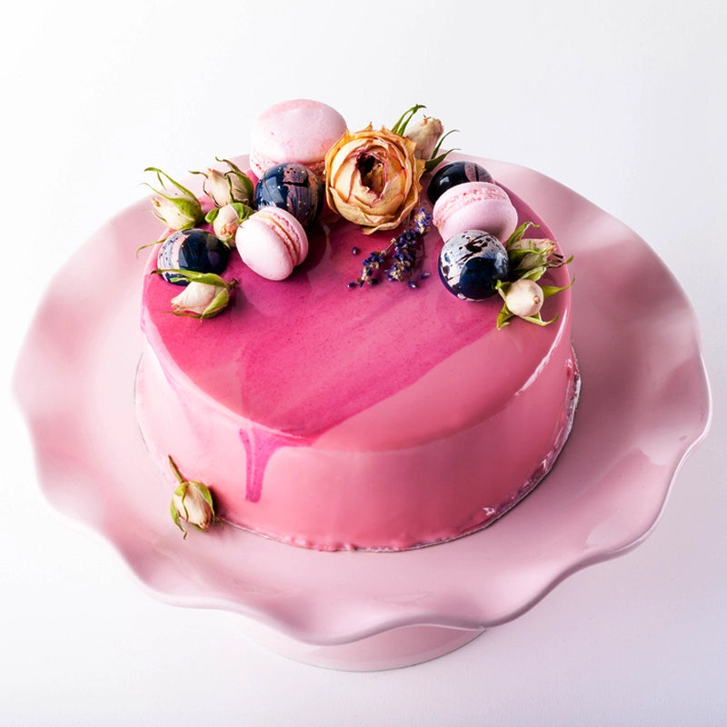 Beautiful Pink Macaron Cake