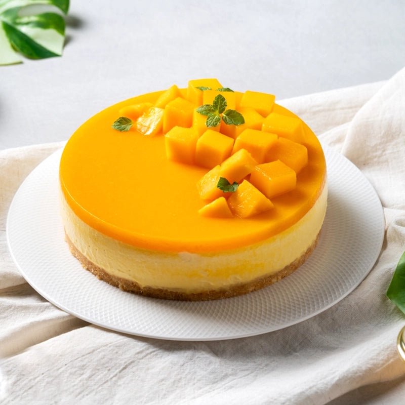 Tempting Mango Cheese Cake