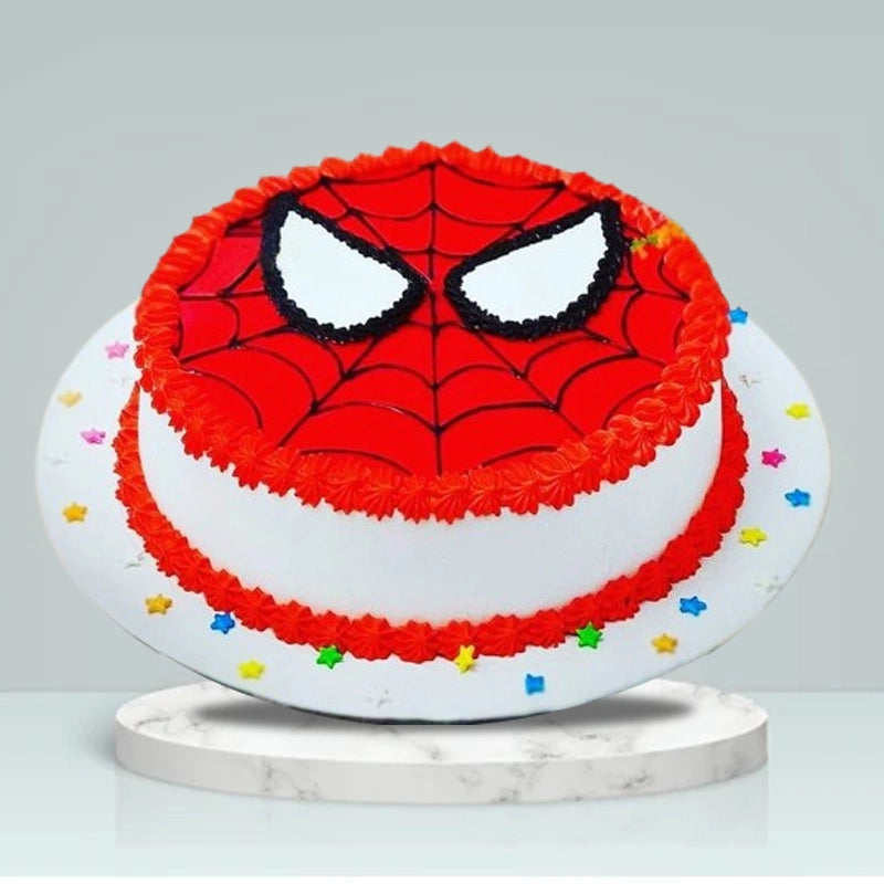 Cute Spiderman Cake for kids in Qatar