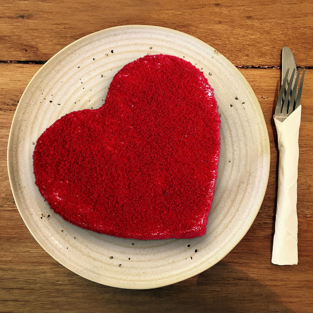 Heart Shaped Red Velvet Cake in Qatar