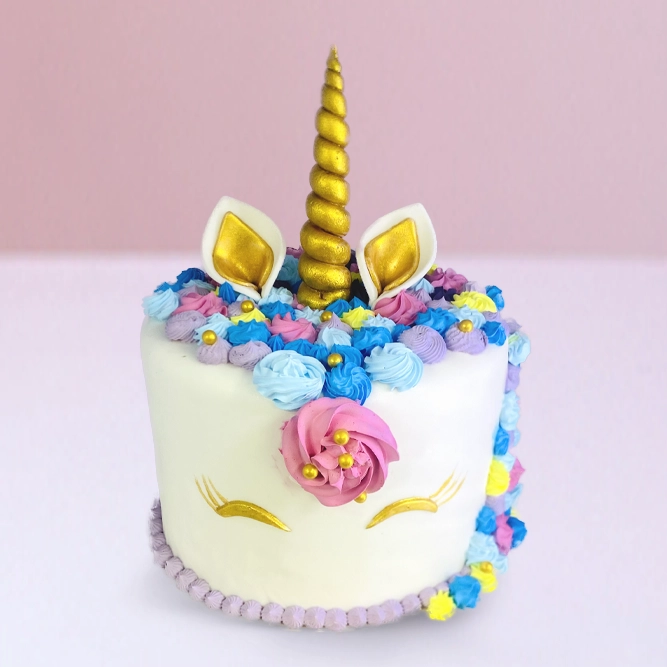 Golden Eye Unicorn Cake in Qatar