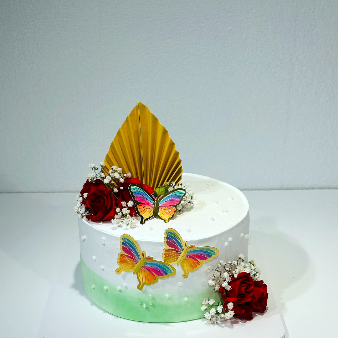 Fluttery butterfly cake