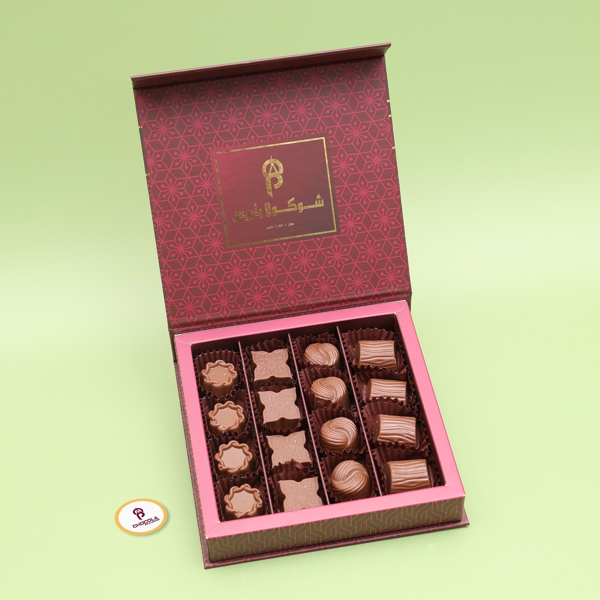 Luxe Red Belgian Chocolate Box