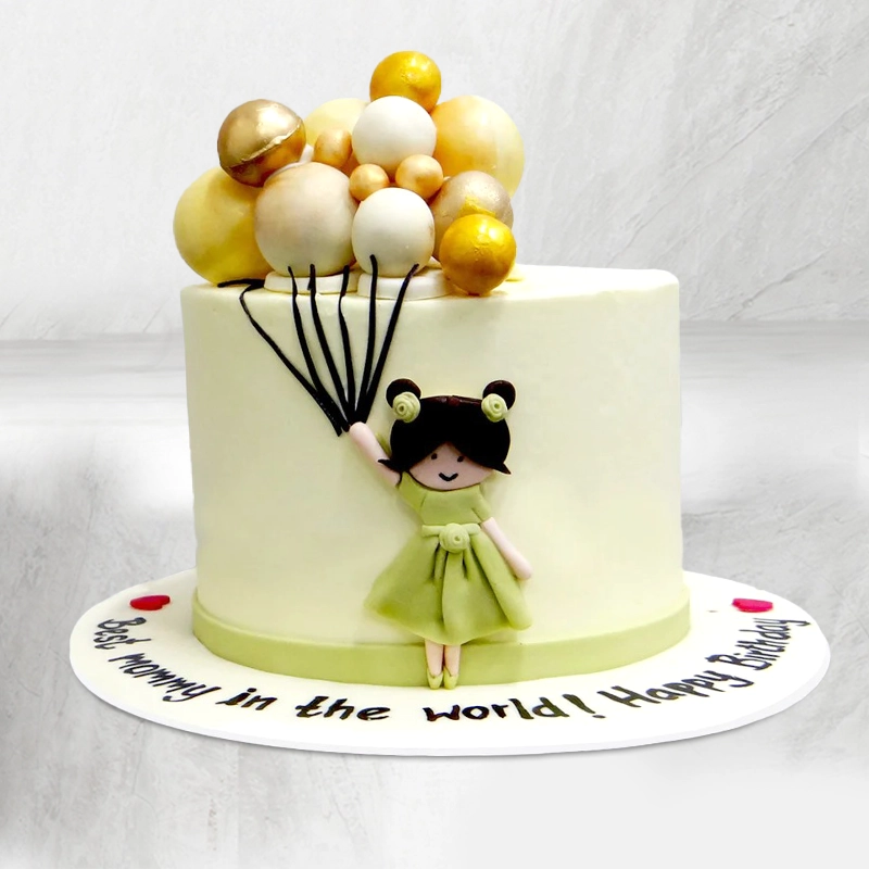 Balloon Theme Birthday Cake