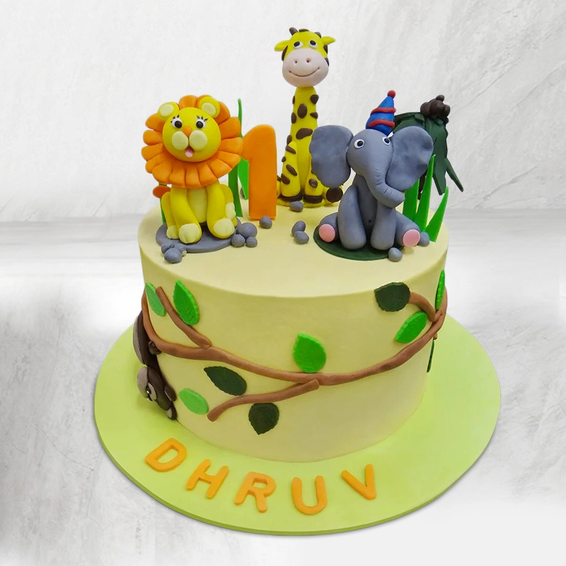 Jungle Theme Cake