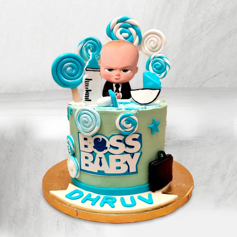 Boss Baby Candy Cake