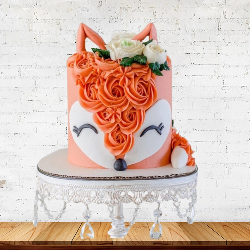 Cute Fox Theme Birthday Cake in Qatar