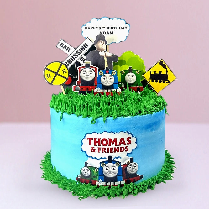 Thomas and Friends Theme Cake