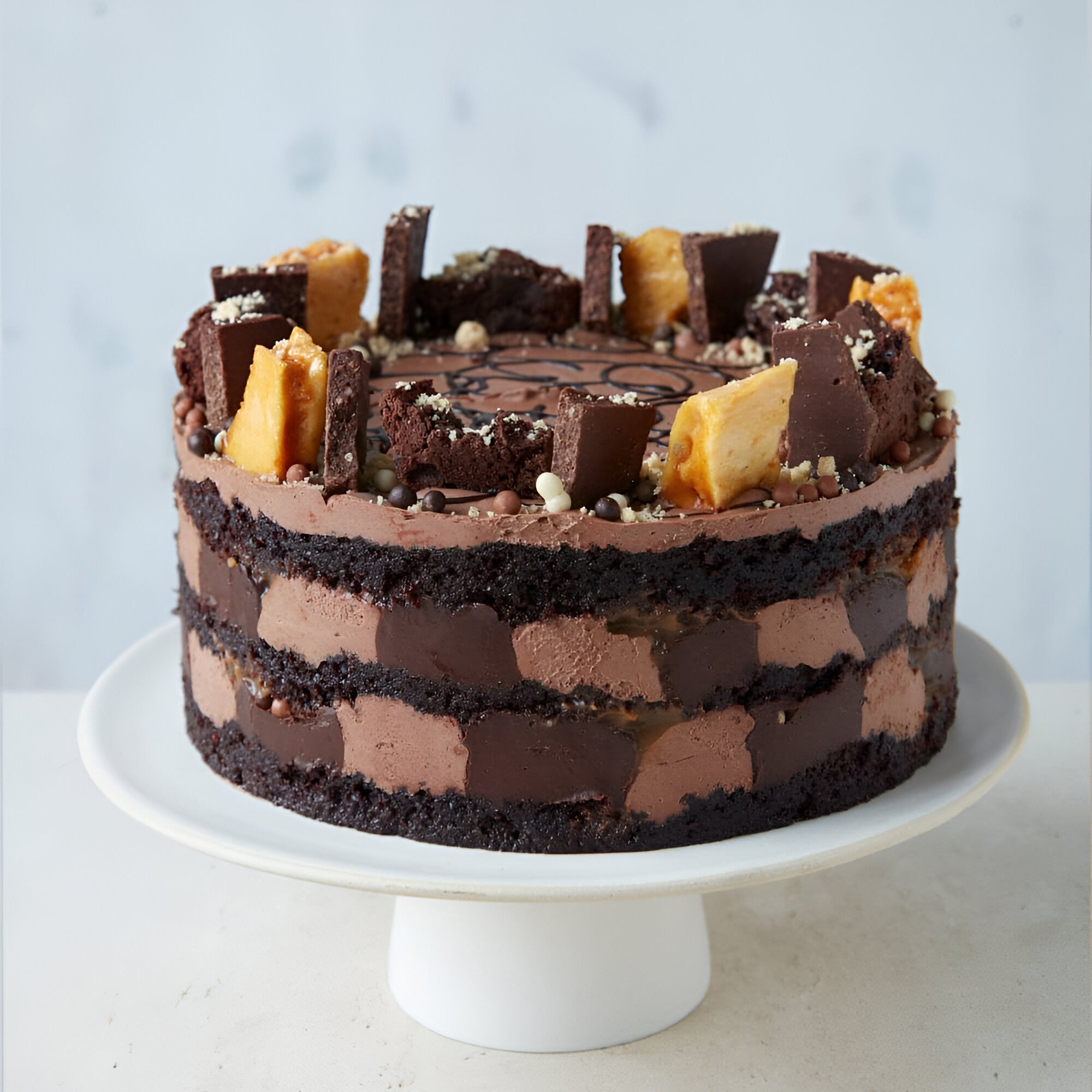 Double Chocolate Delight Cake