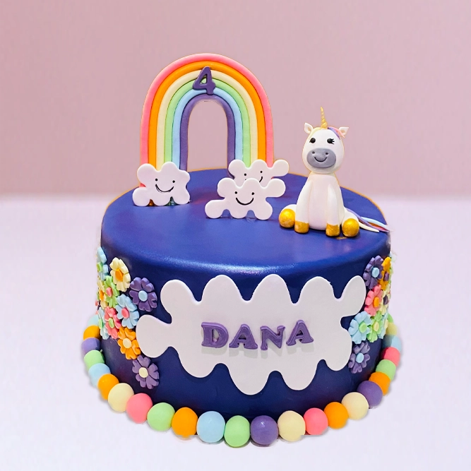 Sweet Unicorn Theme Cake in qatar