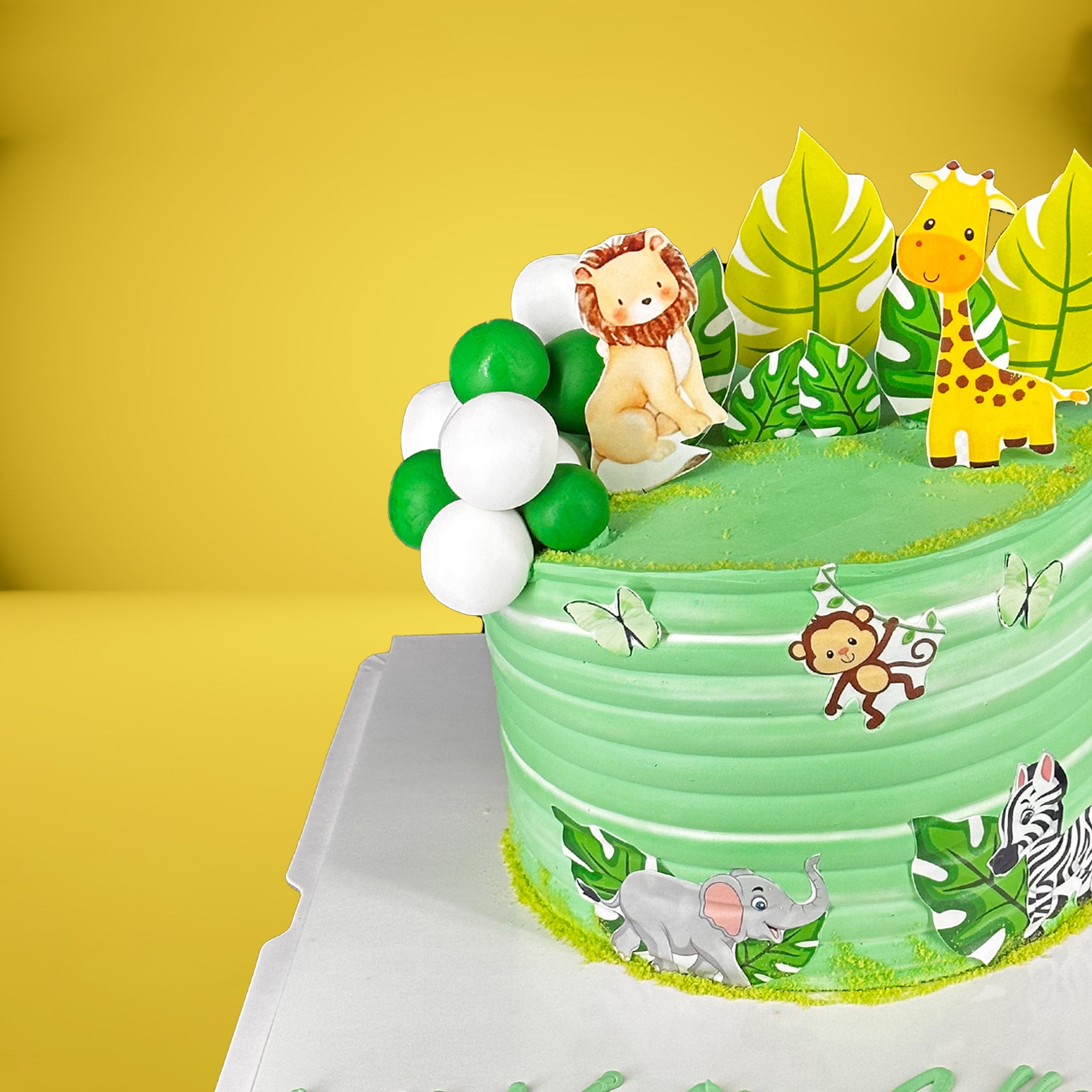 Jungle Safari Theme Cake