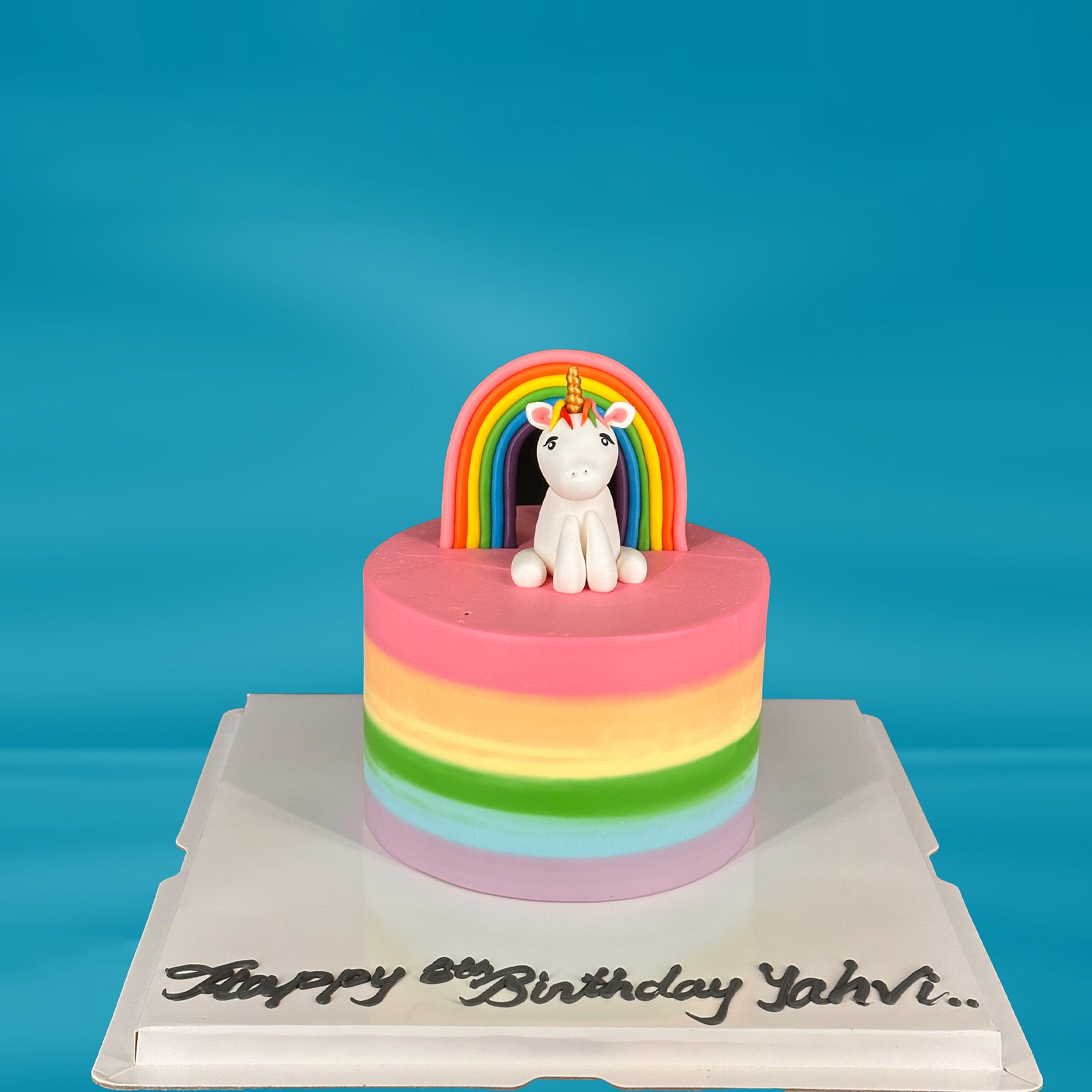 Rainbow Bliss Unicorn Cake