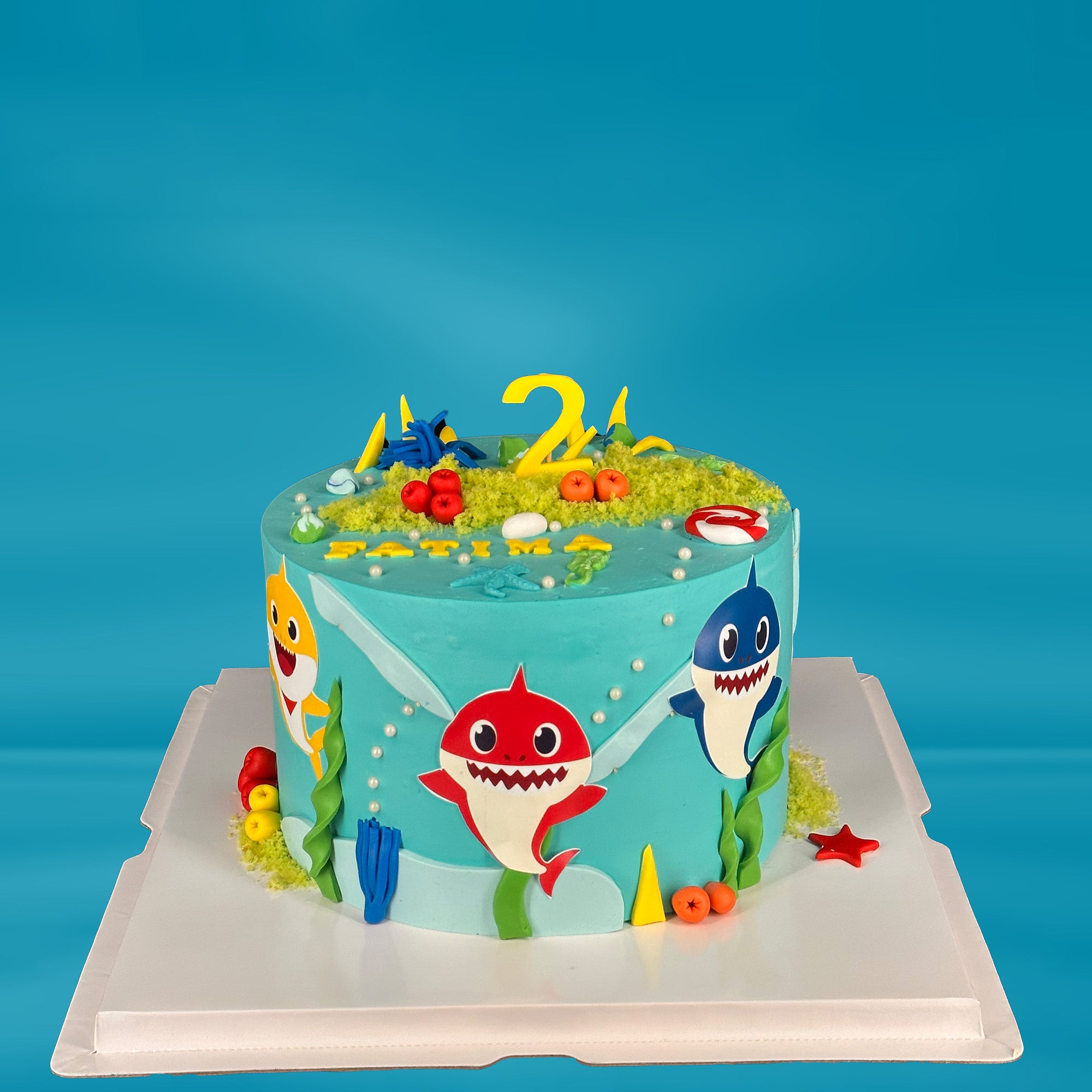 Baby Shark Treat Cake