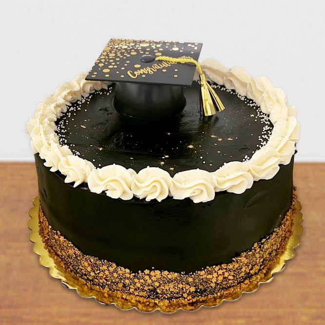 Black Beauty Graduation Day Cake