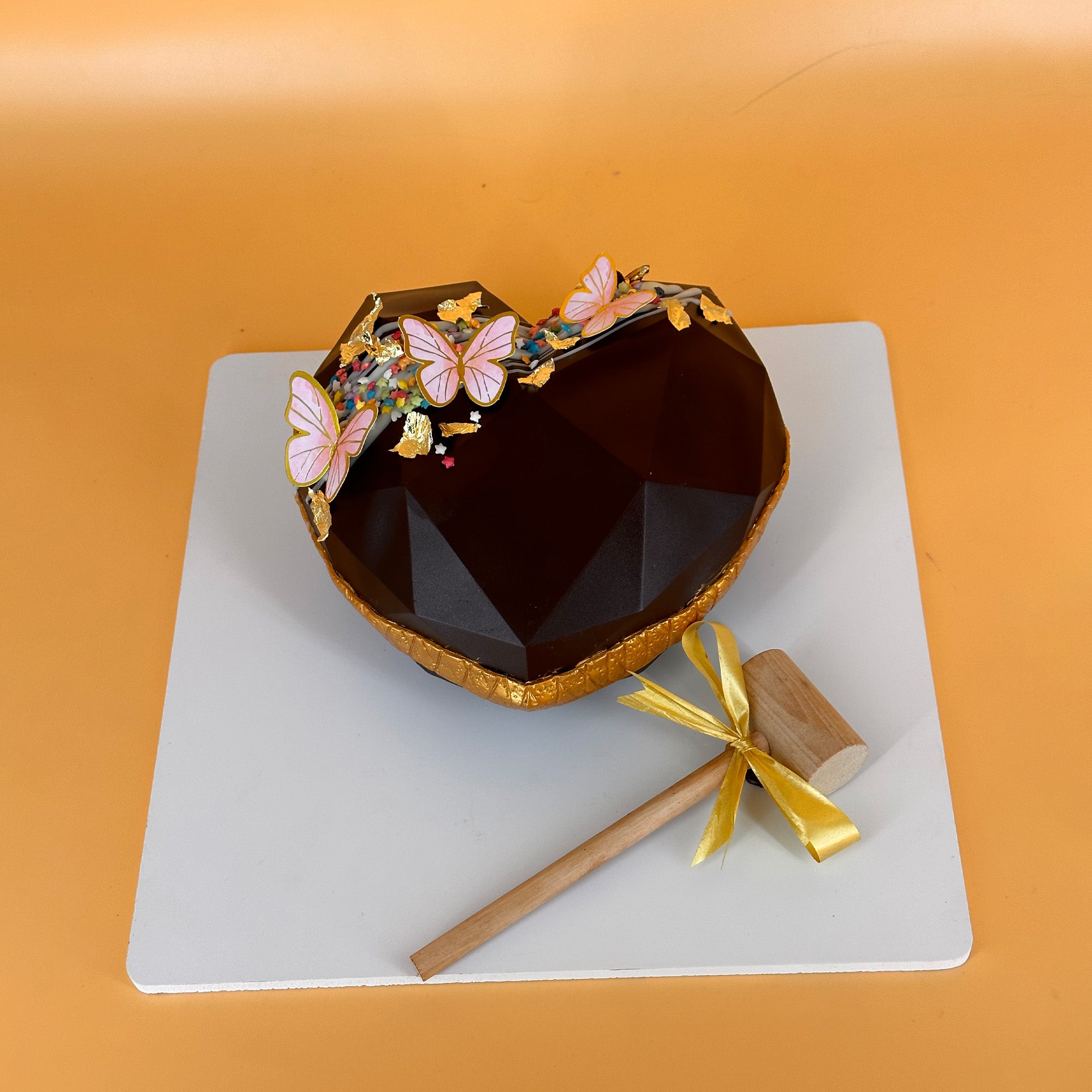 Choco Heart Pinata Cake