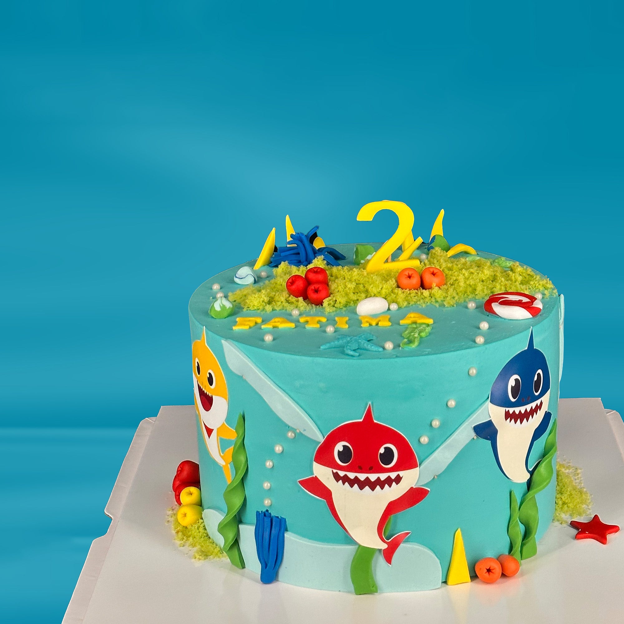 Baby Shark Treat Cake