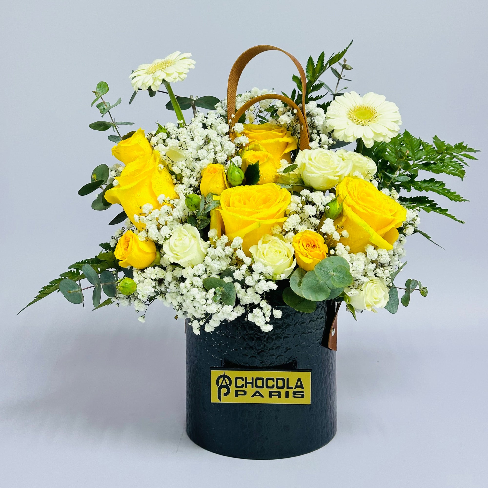 Golden Glow Floral Basket