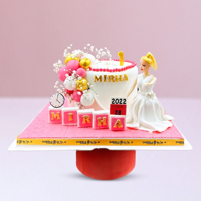 Beautiful Doll Theme Cake