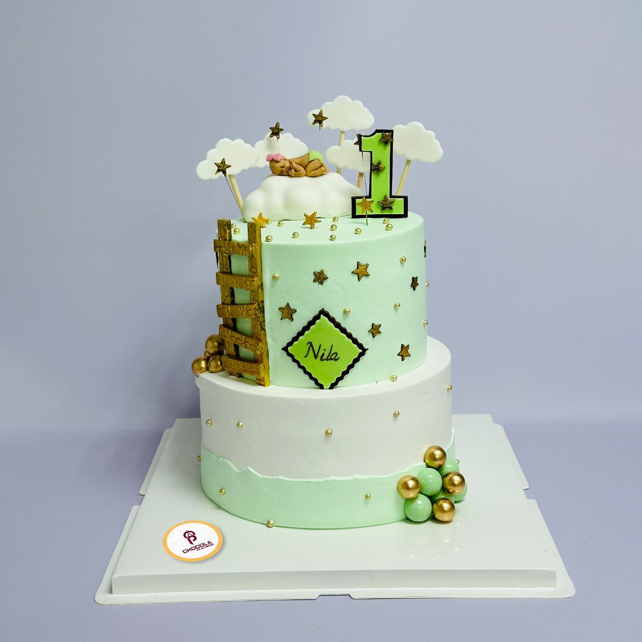 Adorable First birthday cake