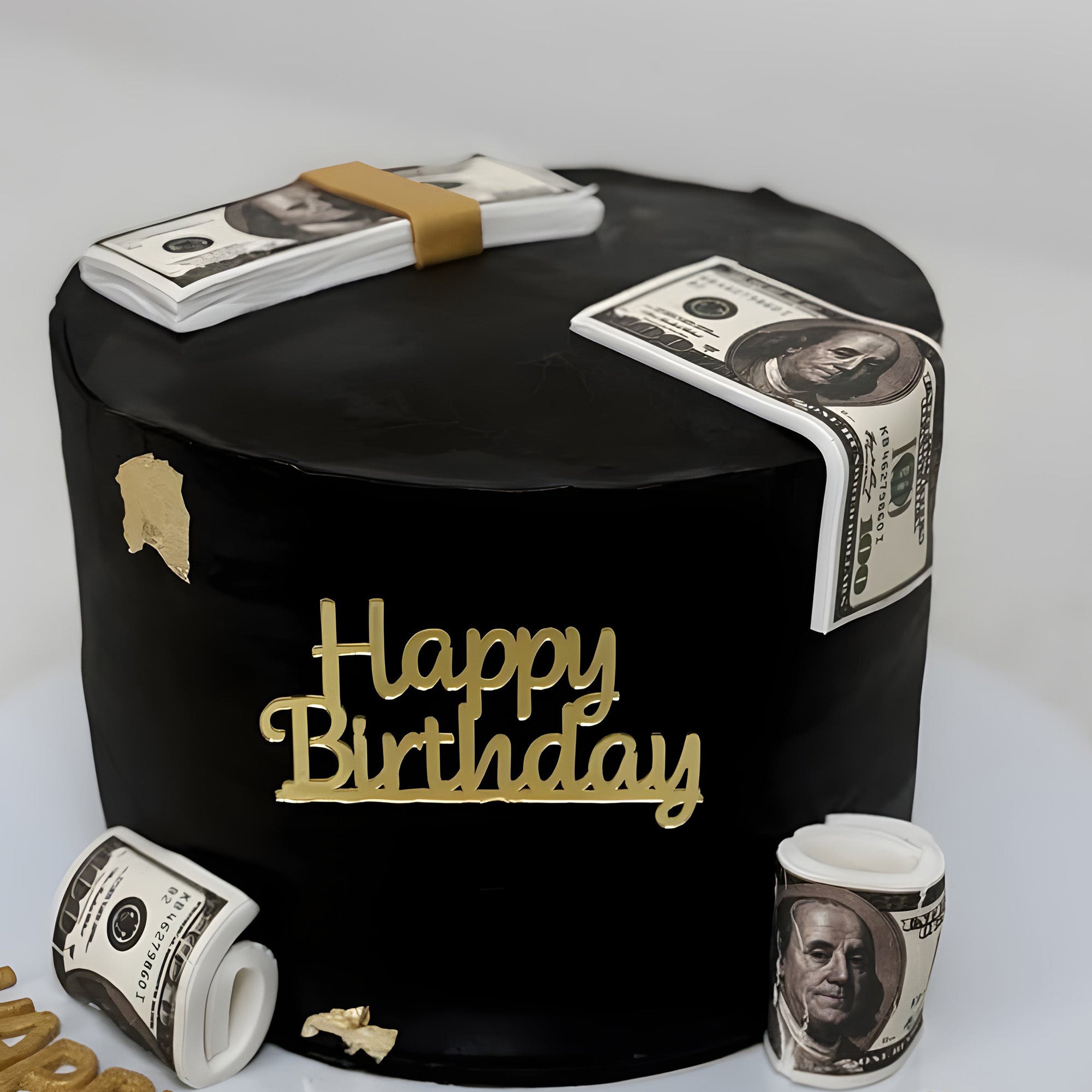 Dollars & Dreams Cake