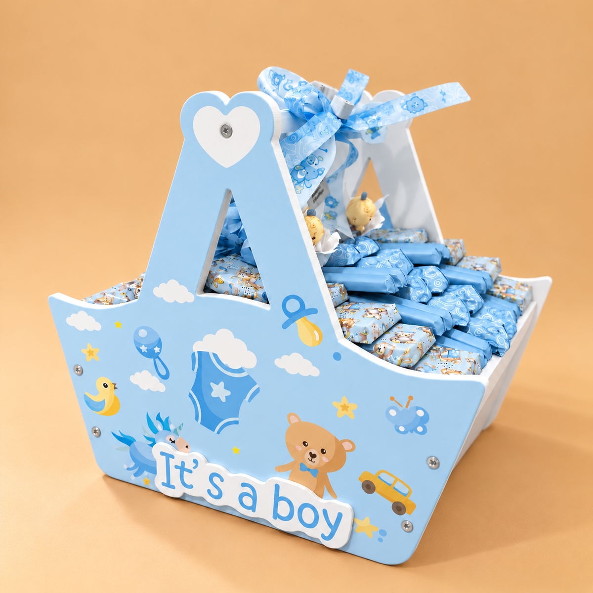 Baby Boy Chocolate Cradle