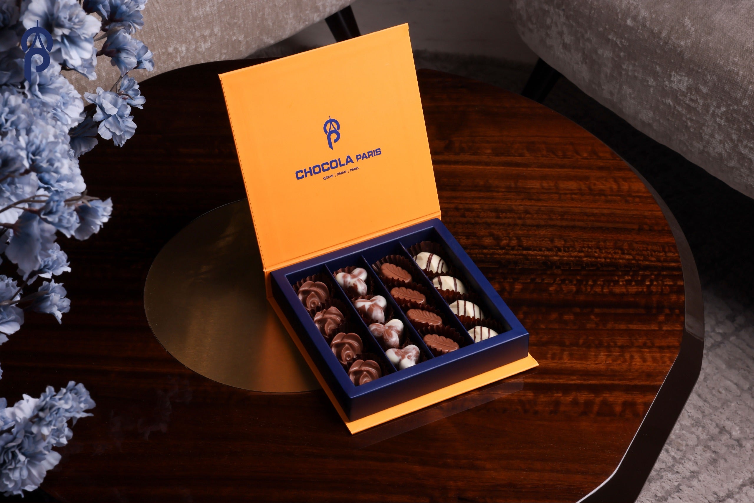 Luxe Red Belgian Chocolate Box