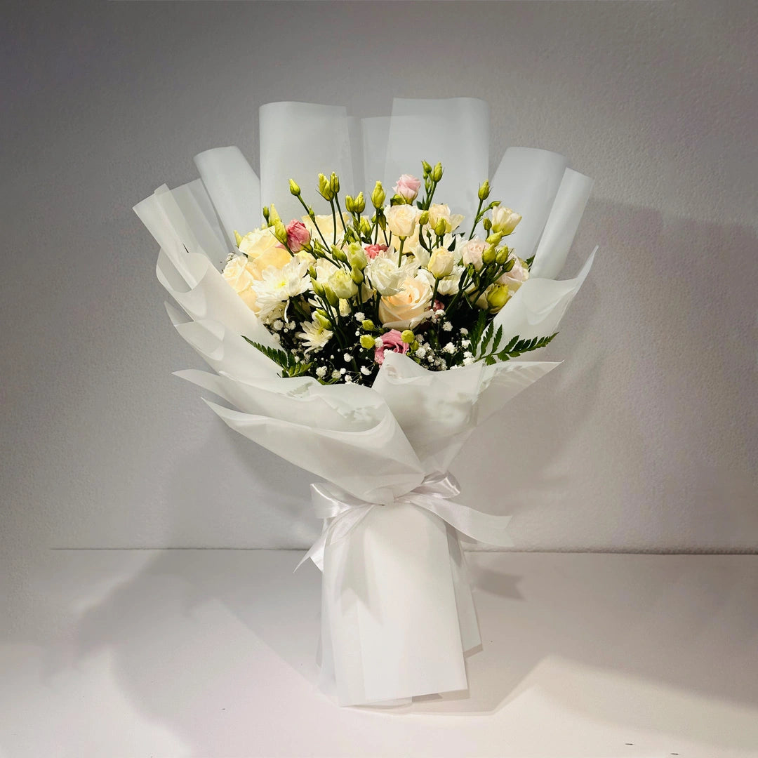 Prestigious White flower Bouquet