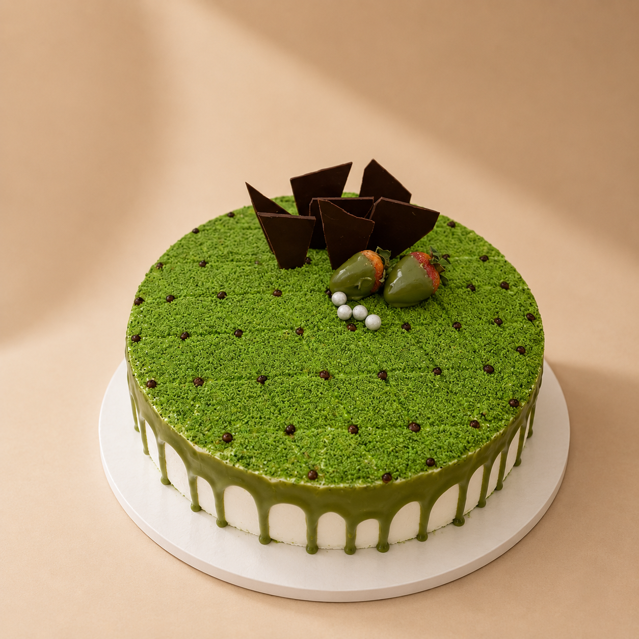 Pistachio Fresh Fruit Cake