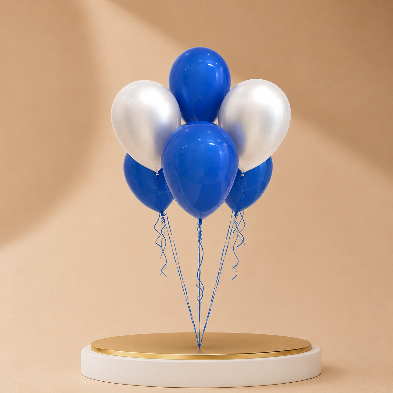 Blue & Silver Balloons