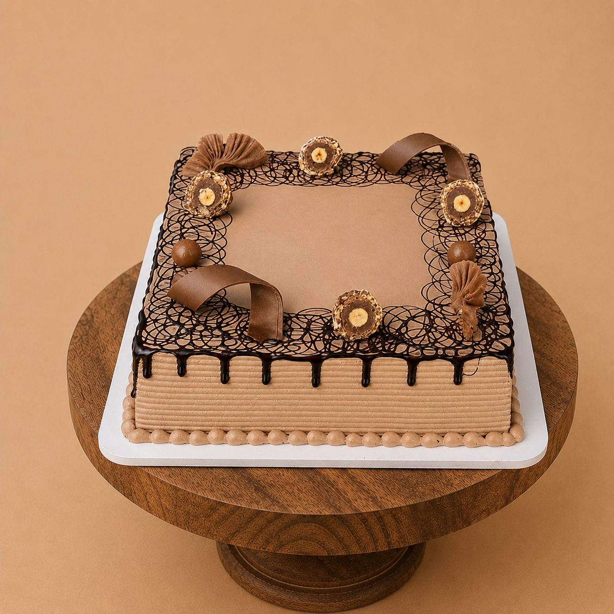Choco Bliss Square Cake